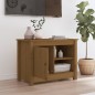 vidaXL Mueble de TV madera maciza de pino marrón miel 70x36,5x52 cm vidaXL Mueble de TV madera maciza de pino marrón miel 70x36,5x52 cm