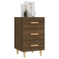vidaXL Mesita de noche madera de ingeniería marrón roble 40x40x66 cm vidaXL Mesita de noche madera de ingeniería marrón roble 40x40x66 cm
