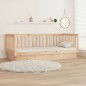 vidaXL Sofá cama de madera maciza de pino 100x200 cm