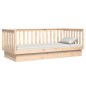 vidaXL Sofá cama de madera maciza de pino 100x200 cm
