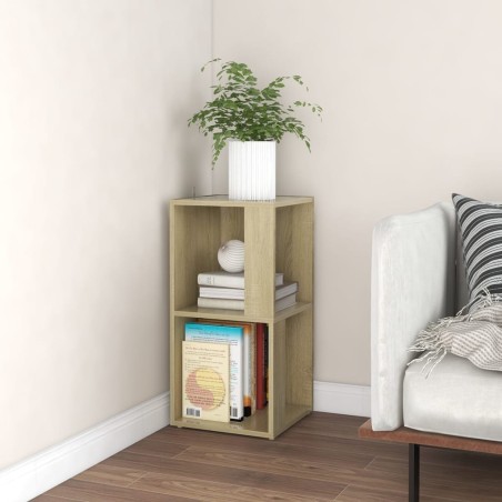 vidaXL Mueble de esquina madera contrachapada roble Sonoma 33x33x67 cm