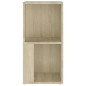 vidaXL Mueble de esquina madera contrachapada roble Sonoma 33x33x67 cm vidaXL Mueble de esquina madera contrachapada roble Sonoma 33x33x67 cm