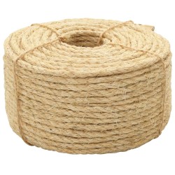 vidaXL Cuerda 100% sisal 8 mm 250 m