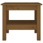 vidaXL Mesa de centro madera maciza de pino marrón miel 45x45x40 cm