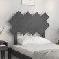 vidaXL Cabecero de cama madera maciza de pino gris 92x3x81 cm vidaXL Cabecero de cama madera maciza de pino gris 92x3x81 cm