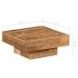 vidaXL Mesa de centro de madera maciza reciclada 70x70x30 cm vidaXL Mesa de centro de madera maciza reciclada 70x70x30 cm