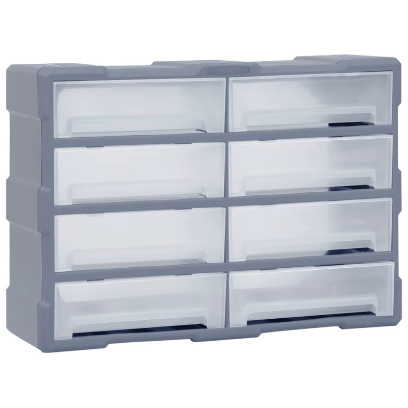 vidaXL Organizador multicajones con 8 cajones grandes 52x16x37 cm vidaXL Organizador multicajones con 8 cajones grandes 52x16x37 cm