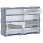 vidaXL Organizador multicajones con 8 cajones grandes 52x16x37 cm vidaXL Organizador multicajones con 8 cajones grandes 52x16x37 cm