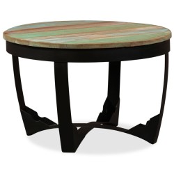 vidaXL Mesa de centro madera maciza reciclada 60x40 cm