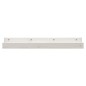 vidaXL Estantes de pared 2 uds madera maciza de pino blanco 80x12x9 cm