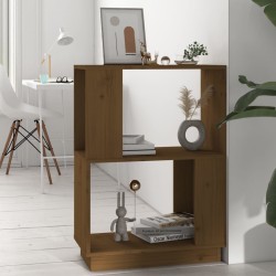 vidaXL Estantería/divisor espacios madera pino marrón miel 51x25x70cm