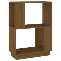 vidaXL Estantería/divisor espacios madera pino marrón miel 51x25x70cm
