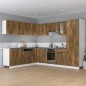 vidaXL Armario para frigorífico madera roble ahumado 60x57x207 cm vidaXL Armario para frigorífico madera roble ahumado 60x57x207 cm