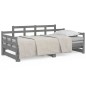 vidaXL Sofá cama extraíble madera maciza de pino gris 2x(90x200) cm vidaXL Sofá cama extraíble madera maciza de pino gris 2x(90x200) cm