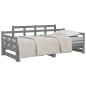 vidaXL Sofá cama extraíble madera maciza de pino gris 2x(90x200) cm vidaXL Sofá cama extraíble madera maciza de pino gris 2x(90x200) cm