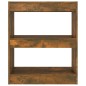 vidaXL Estantería/divisor de espacios color roble ahumado 60x30x72 cm vidaXL Estantería/divisor de espacios color roble ahumado 60x30x72 cm
