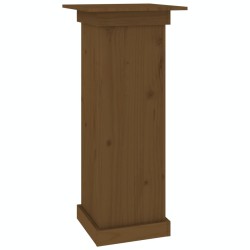 vidaXL Soporte para plantas madera maciza pino marrón miel 40x40x90 cm