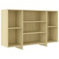 vidaXL Aparador de madera contrachapada roble Sonoma 120x30x75 cm vidaXL Aparador de madera contrachapada roble Sonoma 120x30x75 cm
