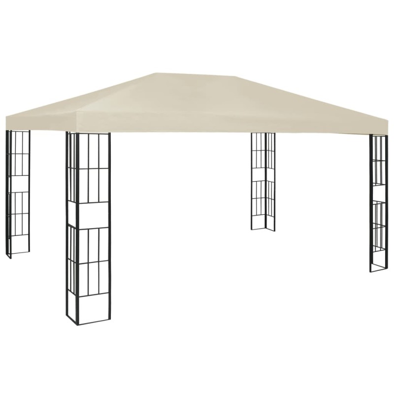 vidaXL Cenador color crema 3x4 m vidaXL Cenador color crema 3x4 m
