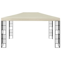 vidaXL Cenador color crema 3x4 m