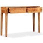 vidaXL Mesa consola de madera maciza 118x30x80 cm vidaXL Mesa consola de madera maciza 118x30x80 cm