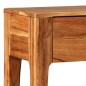 vidaXL Mesa consola de madera maciza 118x30x80 cm vidaXL Mesa consola de madera maciza 118x30x80 cm