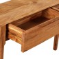 vidaXL Mesa consola de madera maciza 118x30x80 cm vidaXL Mesa consola de madera maciza 118x30x80 cm