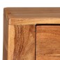 vidaXL Mesa consola de madera maciza 118x30x80 cm vidaXL Mesa consola de madera maciza 118x30x80 cm