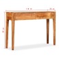 vidaXL Mesa consola de madera maciza 118x30x80 cm vidaXL Mesa consola de madera maciza 118x30x80 cm