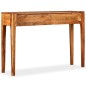 vidaXL Mesa consola de madera maciza 118x30x80 cm vidaXL Mesa consola de madera maciza 118x30x80 cm