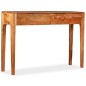 vidaXL Mesa consola de madera maciza 118x30x80 cm vidaXL Mesa consola de madera maciza 118x30x80 cm