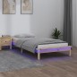 vidaXL Estructura de cama con LED madera maciza 90x200 cm vidaXL Estructura de cama con LED madera maciza 90x200 cm