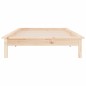 vidaXL Estructura de cama con LED madera maciza 90x200 cm vidaXL Estructura de cama con LED madera maciza 90x200 cm