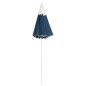 vidaXL Sombrilla de jardín con poste de acero azul 180 cm vidaXL Sombrilla de jardín con poste de acero azul 180 cm