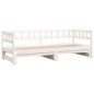 vidaXL Sofá cama extraíble madera maciza de pino blanco 2x(80x200) cm vidaXL Sofá cama extraíble madera maciza de pino blanco 2x(80x200) cm