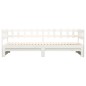 vidaXL Sofá cama extraíble madera maciza de pino blanco 2x(80x200) cm vidaXL Sofá cama extraíble madera maciza de pino blanco 2x(80x200) cm