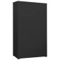 vidaXL Armario archivador de acero gris antracita 90x46x164 cm