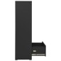 vidaXL Armario archivador de acero gris antracita 90x46x164 cm