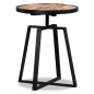 vidaXL Mesita auxiliar redonda de madera de teca reciclada vidaXL Mesita auxiliar redonda de madera de teca reciclada