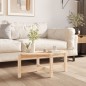 vidaXL Mesa de centro de madera maciza de pino 87x48x35 cm vidaXL Mesa de centro de madera maciza de pino 87x48x35 cm