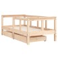 vidaXL Estructura de cama para niños con cajones madera pino 70x140 cm vidaXL Estructura de cama para niños con cajones madera pino 70x140 cm