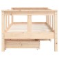 vidaXL Estructura de cama para niños con cajones madera pino 70x140 cm vidaXL Estructura de cama para niños con cajones madera pino 70x140 cm