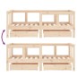 vidaXL Estructura de cama para niños con cajones madera pino 70x140 cm vidaXL Estructura de cama para niños con cajones madera pino 70x140 cm