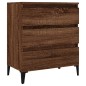 vidaXL Aparador madera contrachapada marrón roble 60x35x70 cm vidaXL Aparador madera contrachapada marrón roble 60x35x70 cm