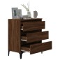 vidaXL Aparador madera contrachapada marrón roble 60x35x70 cm vidaXL Aparador madera contrachapada marrón roble 60x35x70 cm