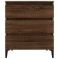 vidaXL Aparador madera contrachapada marrón roble 60x35x70 cm vidaXL Aparador madera contrachapada marrón roble 60x35x70 cm