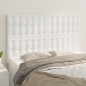 vidaXL Cabeceros 4 unidades cuero sintético blanco 72x5x78/88 cm vidaXL Cabeceros 4 unidades cuero sintético blanco 72x5x78/88 cm