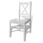 vidaXL Juego de muebles de comedor 5 piezas blanco vidaXL Juego de muebles de comedor 5 piezas blanco