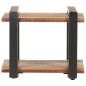 vidaXL Mesita de noche de madera maciza reciclada 50x40x40 cm