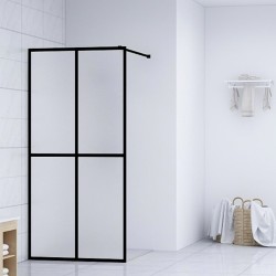 vidaXL Mampara de ducha vidrio templado esmerilado 80x195 cm